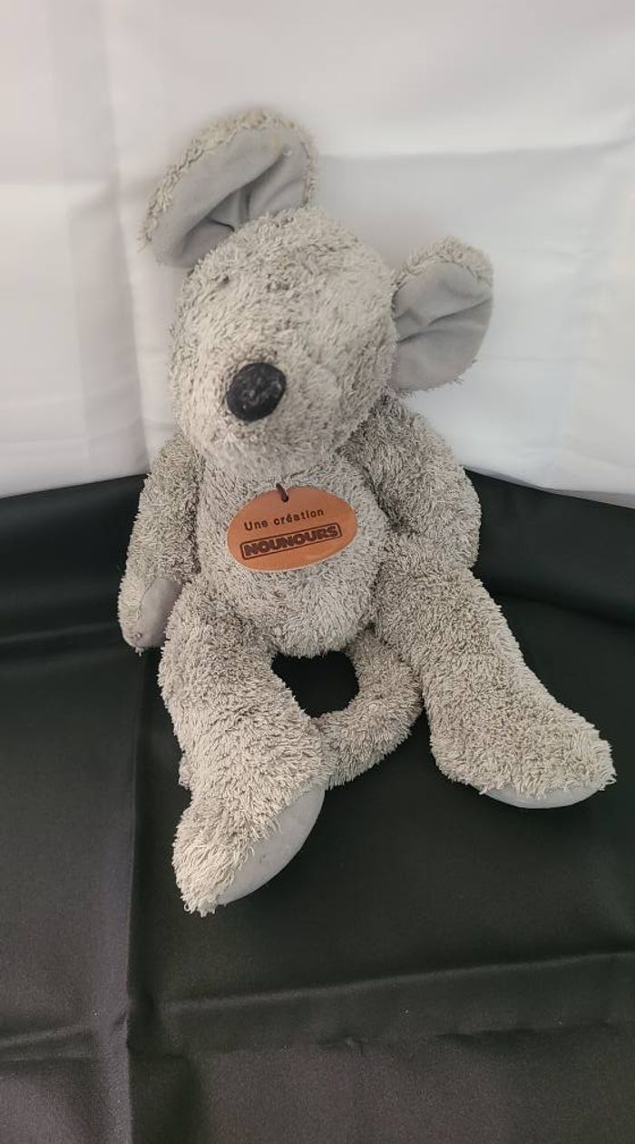 Souris grise une création NOUNOURS doudou
