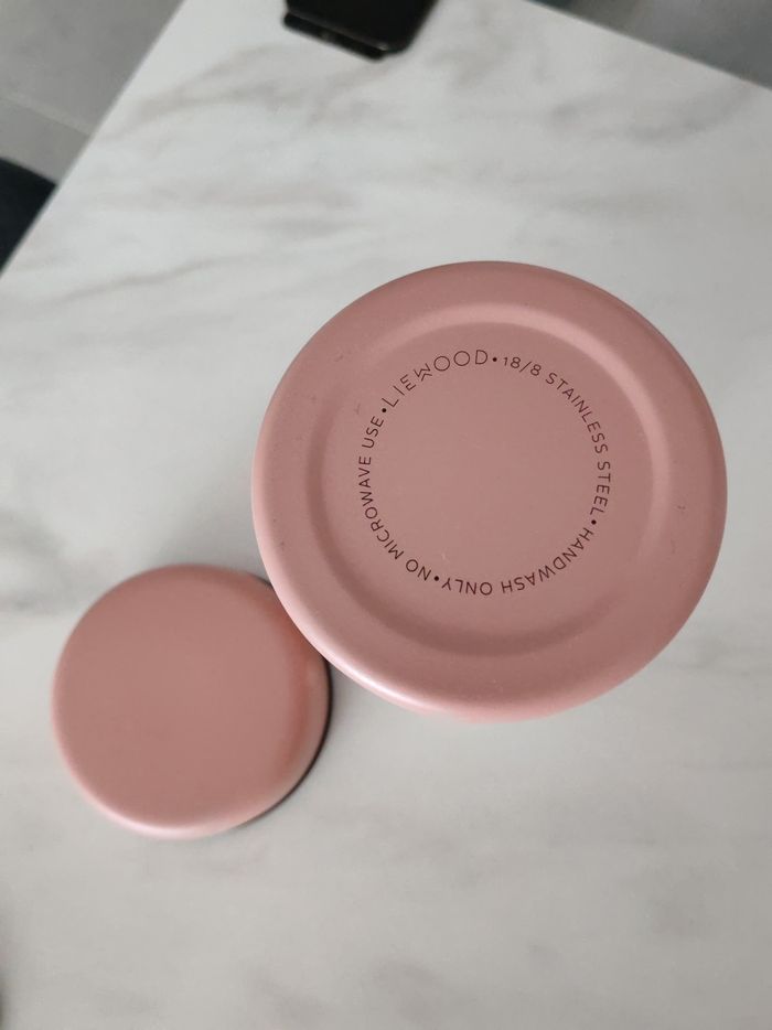 Boîte rose en acier inoxydable Liewood - photo numéro 5