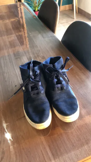 Basket puma bleu marine 37