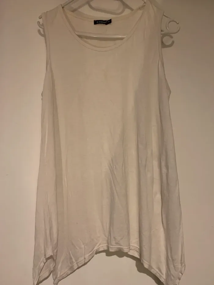 Débardeur blanc In Extenso taille M - photo numéro 3