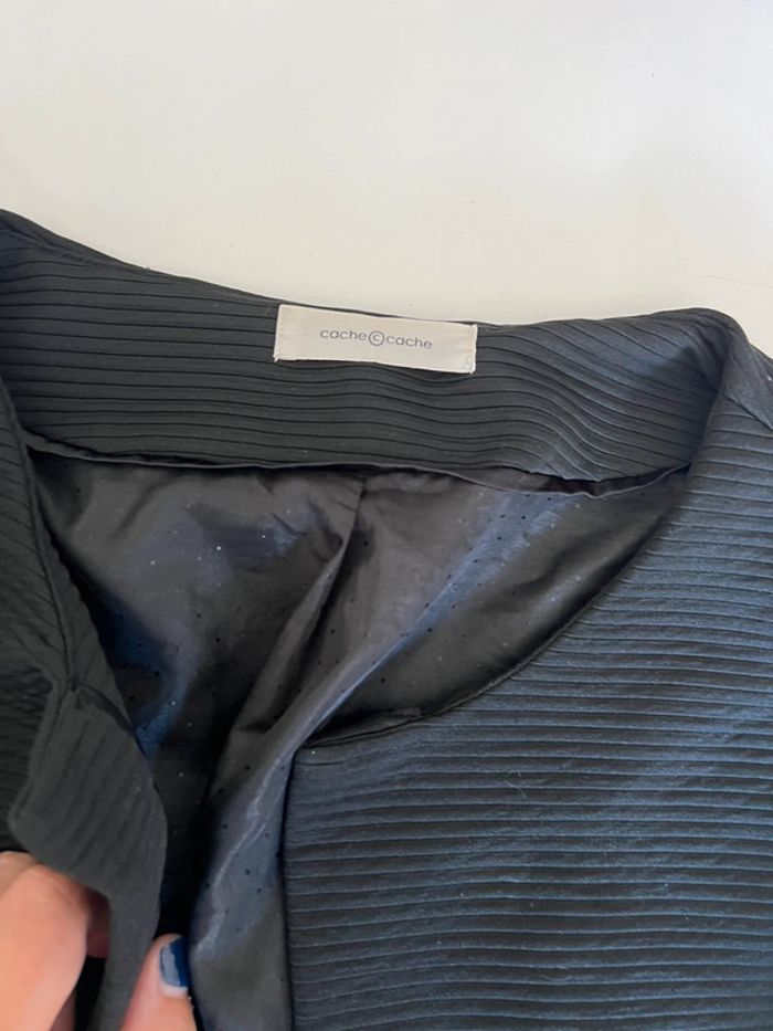 Veste cache-cache noire taille 3 - photo numéro 2