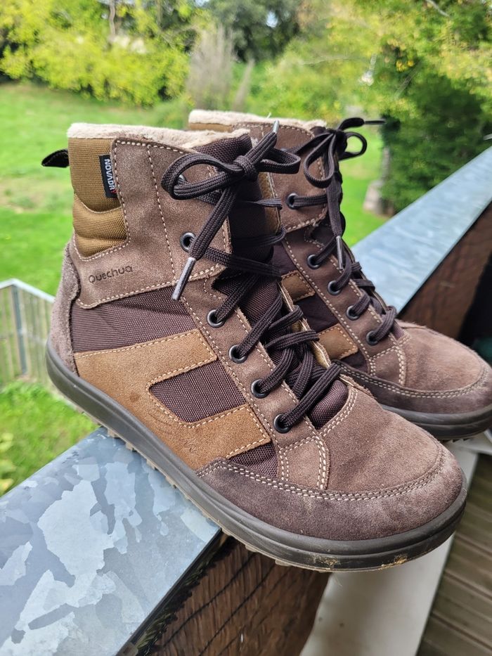 chaussures chaudes fourré queshua t37 (15e) - photo numéro 2