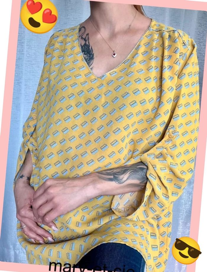 Blouse manches 3/4 taille 4 - Christy - photo numéro 7