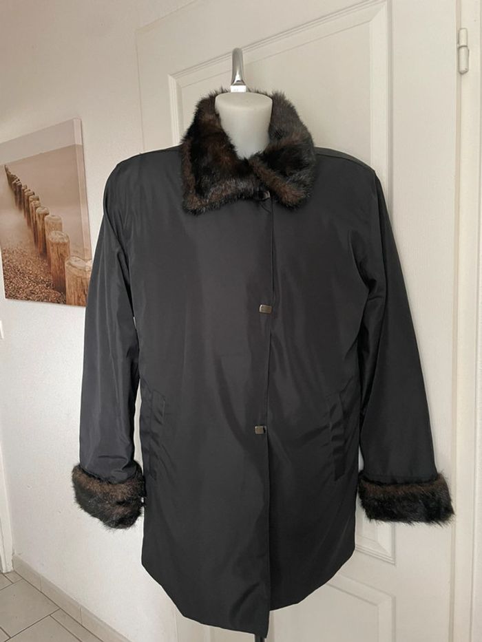 Manteau doudoune noir - photo numéro 3