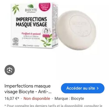 Savon imperfections visage