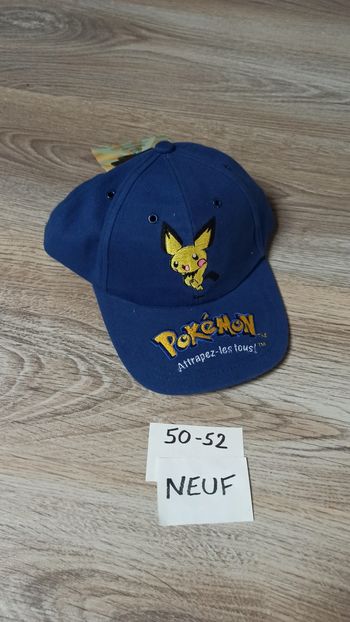 Casquette pokemon Pikachu 50 - 52 neuve