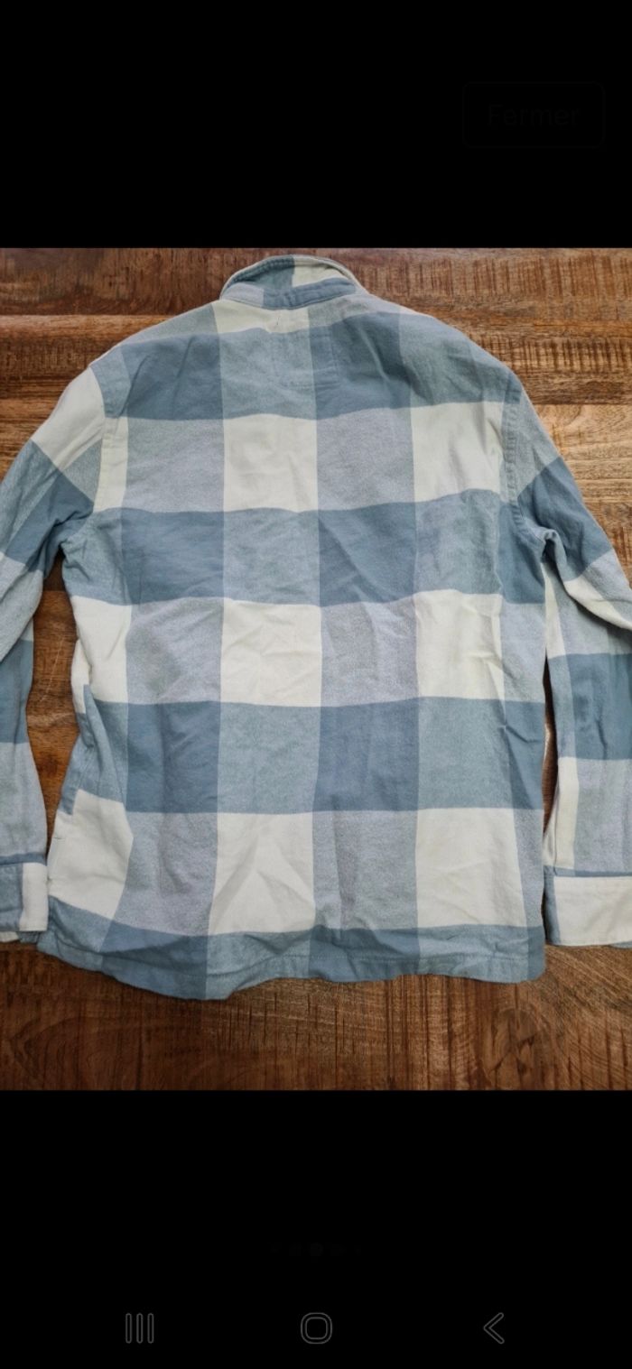Chemise à carreaux hiver taille s Bershka - photo numéro 3