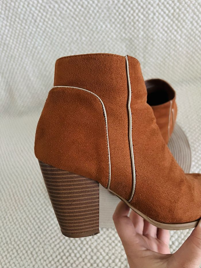 Bottines marron à talons Women Only taille 39/6 - photo numéro 7