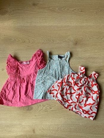 Lot 3 tops été 18mois