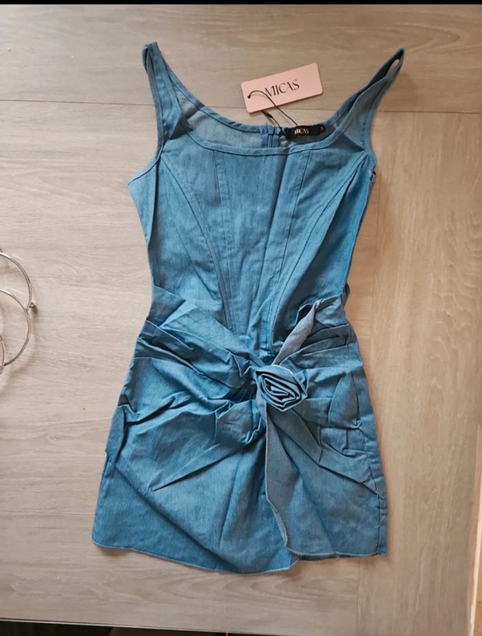 Neyve Robe courte en jean T 34 XS