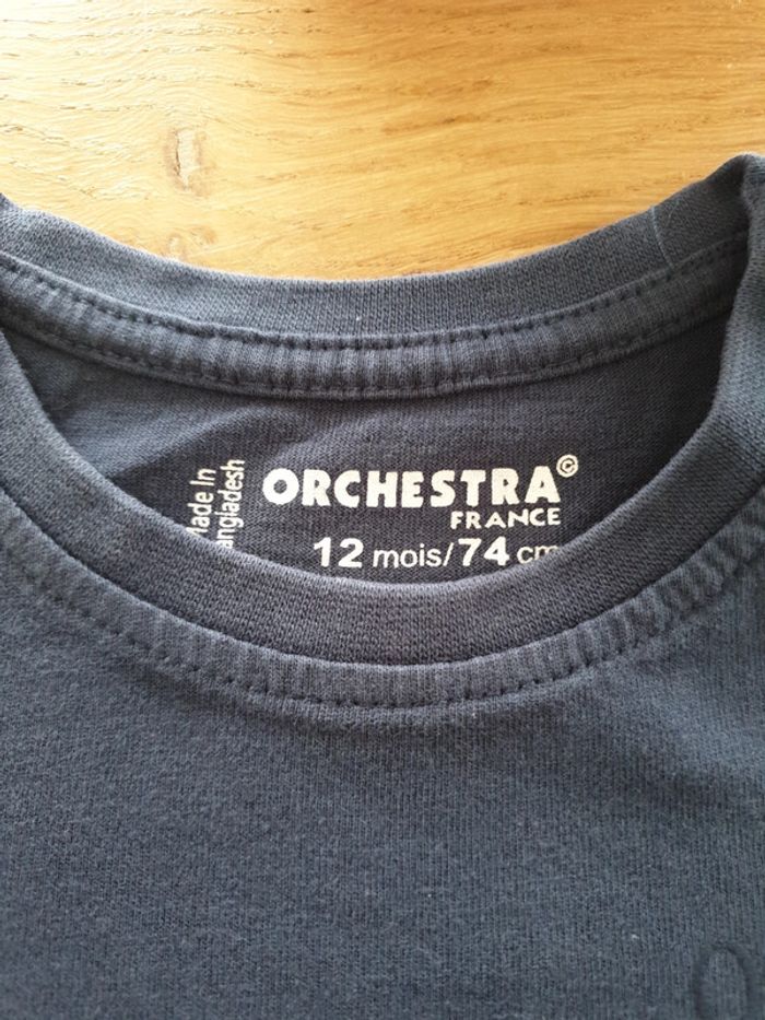 T-shirt manches courtes orchestra 12m - photo numéro 3
