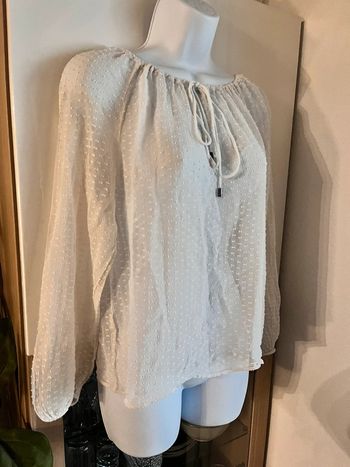 Blouse plumetis mango taille s