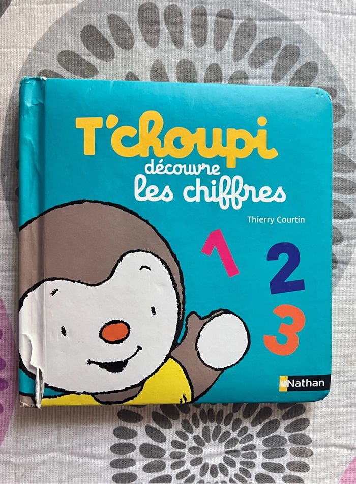 Livre T’choupi découvre les chiffres