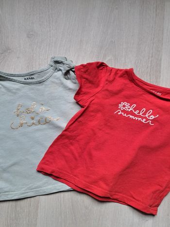 Duo de t shirt Kiabi