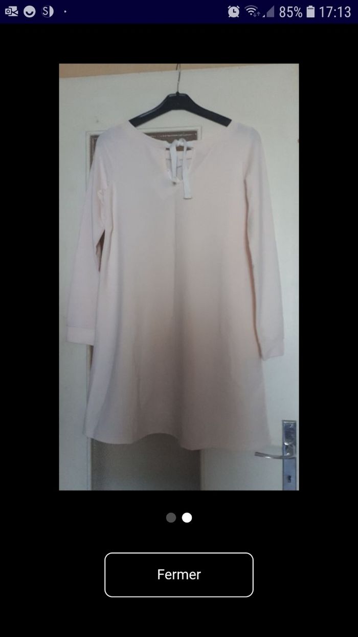 robe rose pale neuve - photo numéro 2