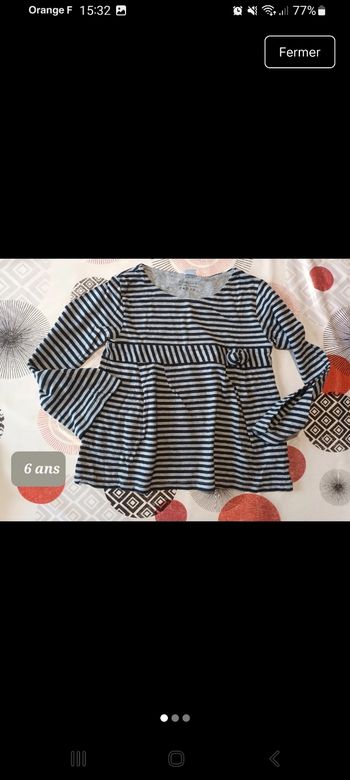 Haut Cyrillus 👧 taille 6 ans