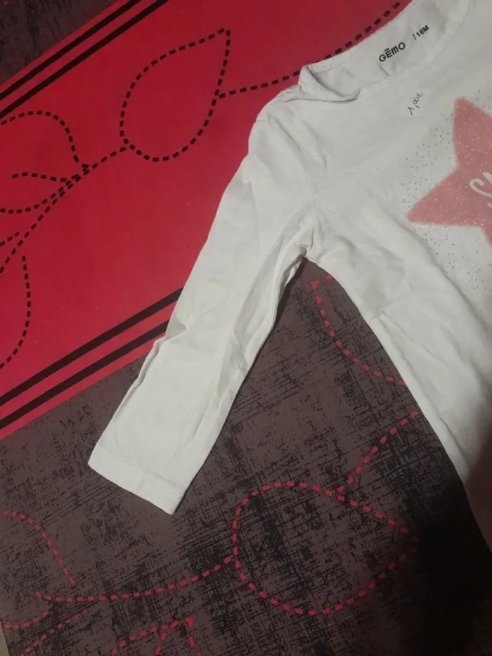 T-shirt manche longue taille 18 mois - photo numéro 2