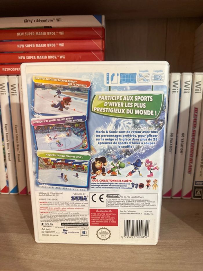 Mario & sonic aux jeux olympiques d’hiver jeu Wii - photo numéro 3