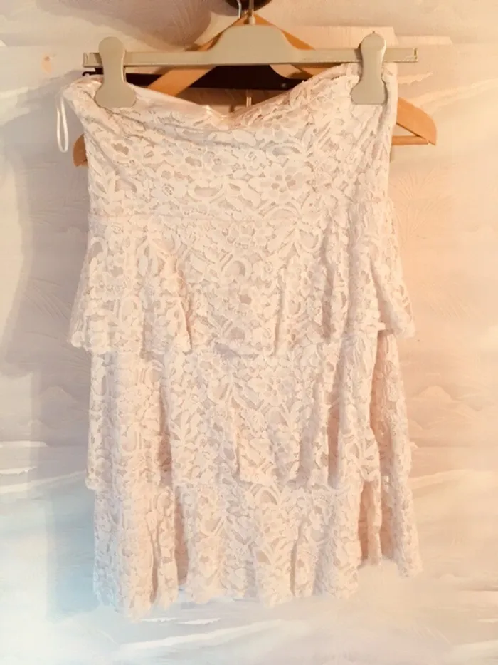 Robe bustier dentelle @