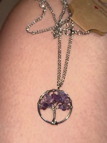 Arbre de vie pendentif améthyste
