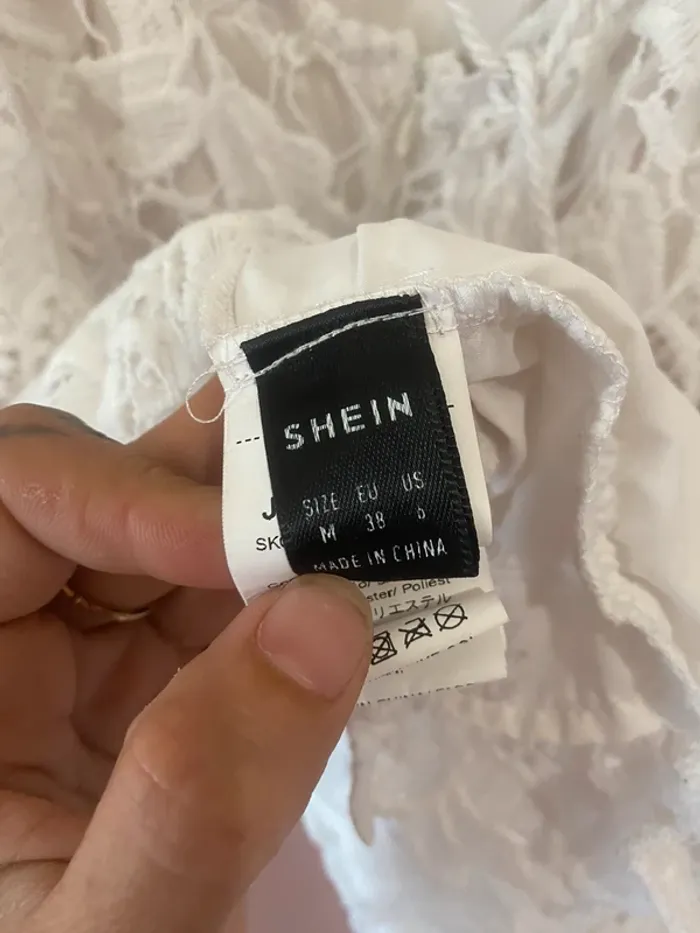 Robe blanche dentelle shein - photo numéro 6