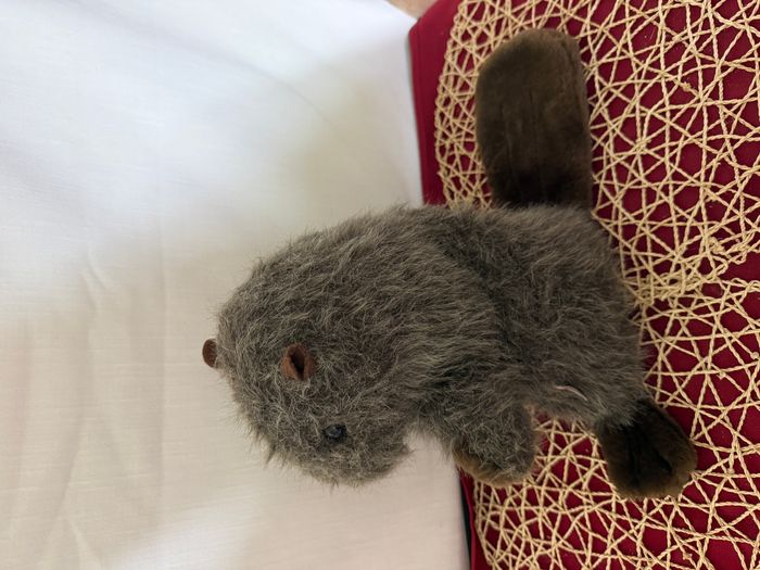 peluche marmotte castor  marionnette handman 1980-2009 - photo numéro 5