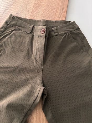 Pantalon slim Kaki