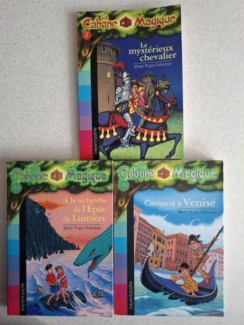Lot de livres la cabane magique