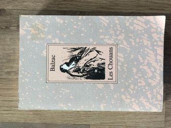 Livre Balzac "les Chouans"