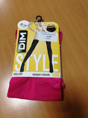 Collant opaque Dim rose