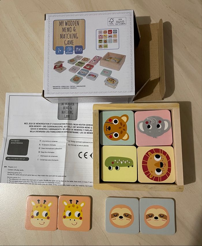 Jeu de mémorisation 2 ans et plus - photo numéro 2