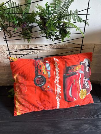 Oreiller coussin enfant cars 50x34cm coton