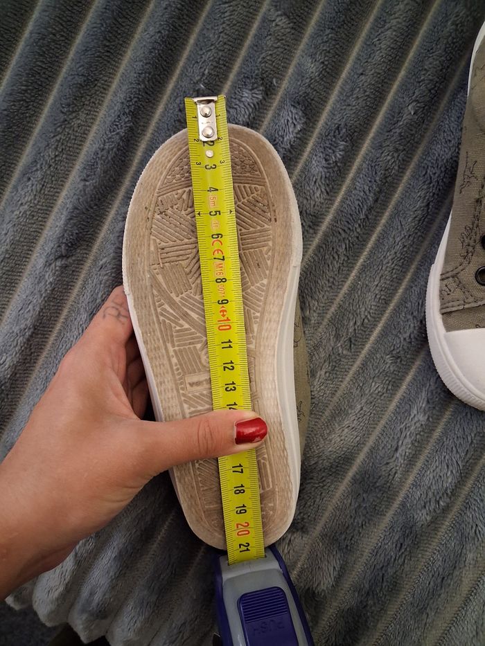 Baskets sans lacets kaki et blanc Vertbaudet - photo numéro 4