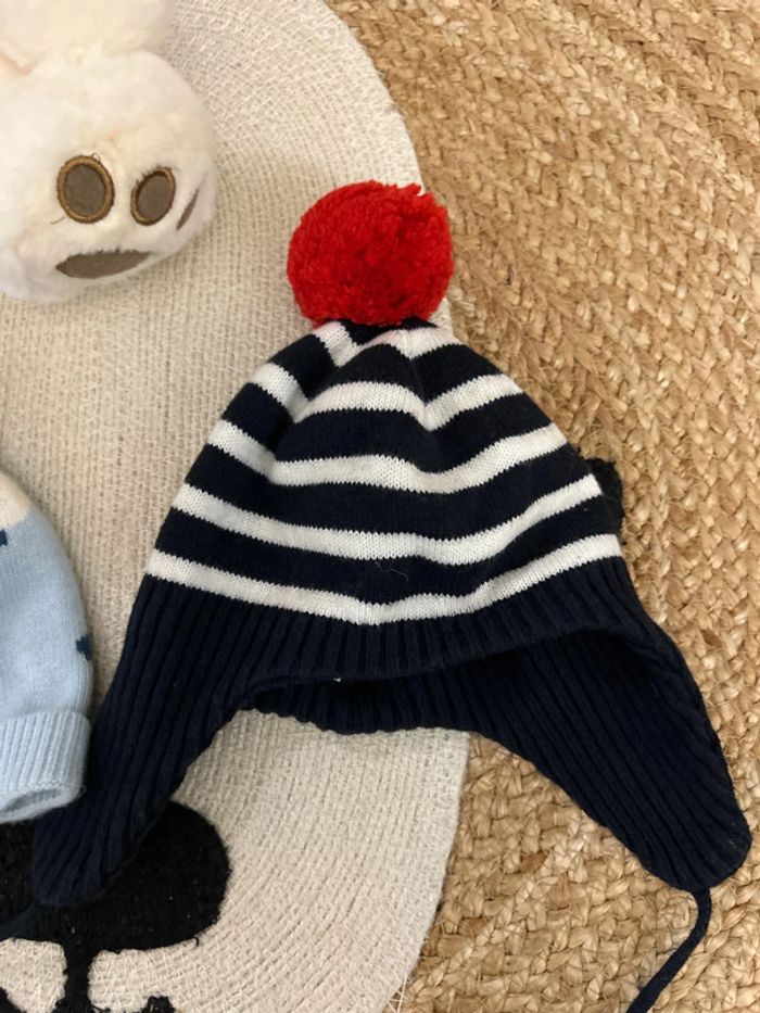 Lot de 2 bonnets Jacadi 1 an - photo numéro 3