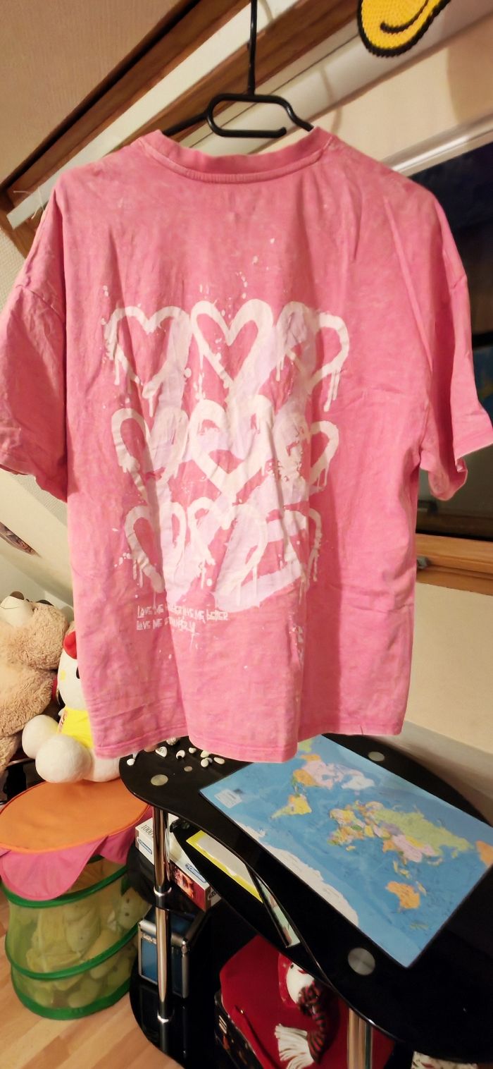 T-shirt manches courtes rose - photo numéro 2