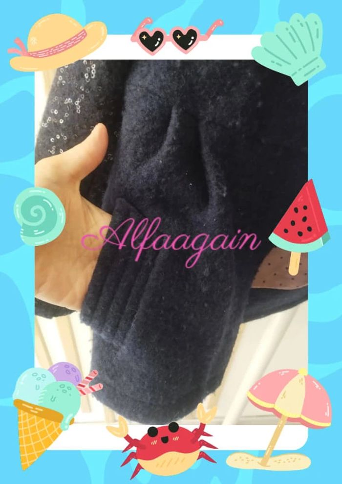 Manteau IKKS sequins bleu 6ans - photo numéro 3