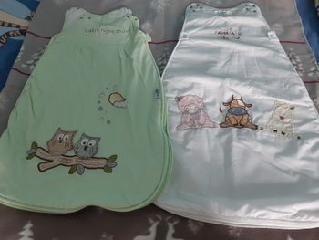 Lot turbulettes x2 Grobag 0-6 mois