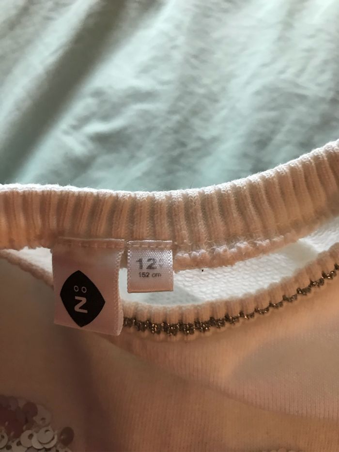 Pull à sequins  cœur - Z - 12 ans - photo numéro 4