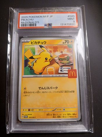 Pikachu McDonald PSA (Promo Japonaise)