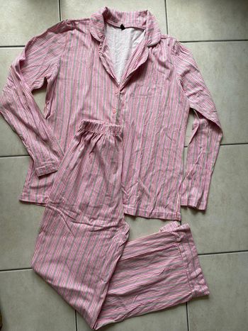 Pyjama femme boyfriend rayure rose LC Waikiki 36