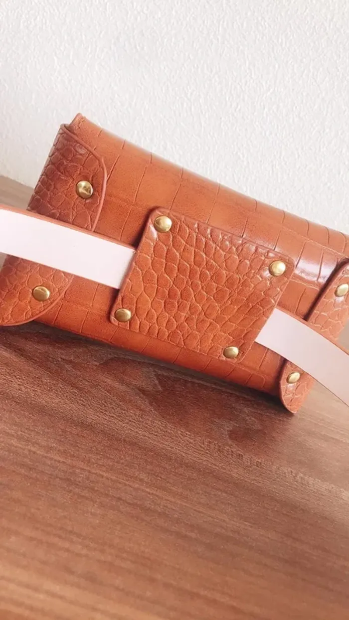 Sac ceinture marron clair - photo numéro 5