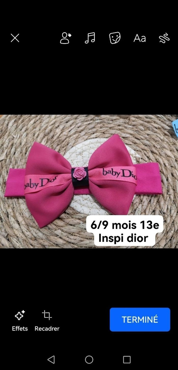 Bandeau cheveux accessoires fille bébé