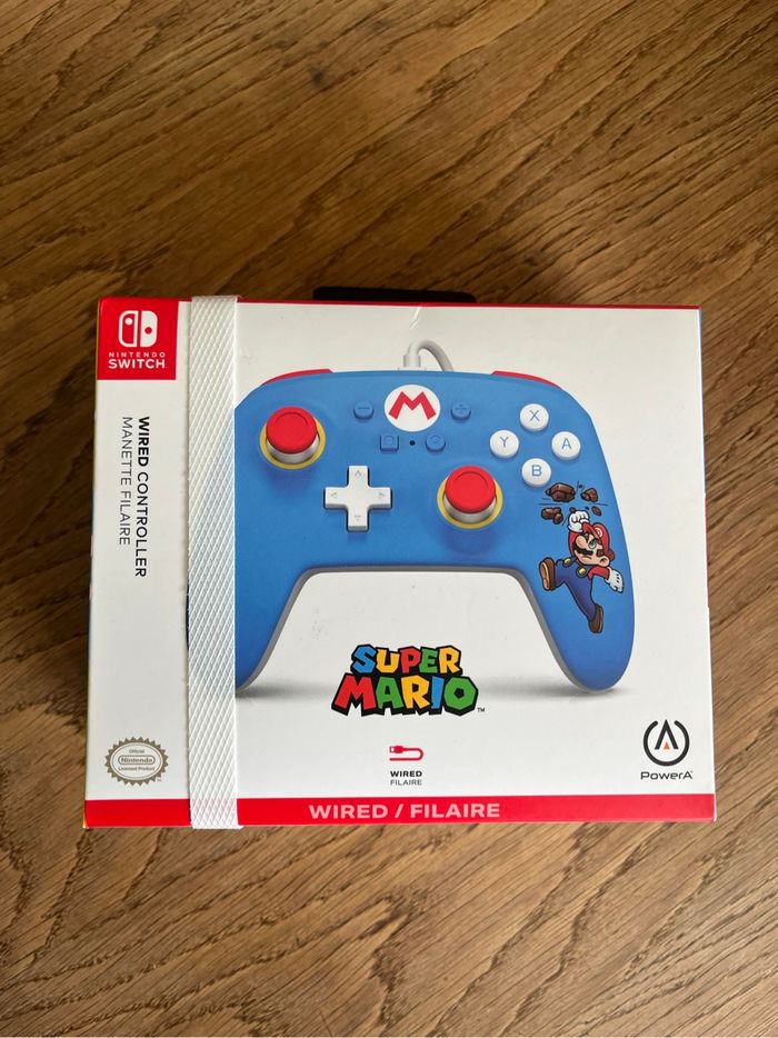 Manette switch Mario neuve scellée