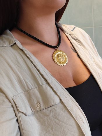 Collier fleur de tournesol 🌻