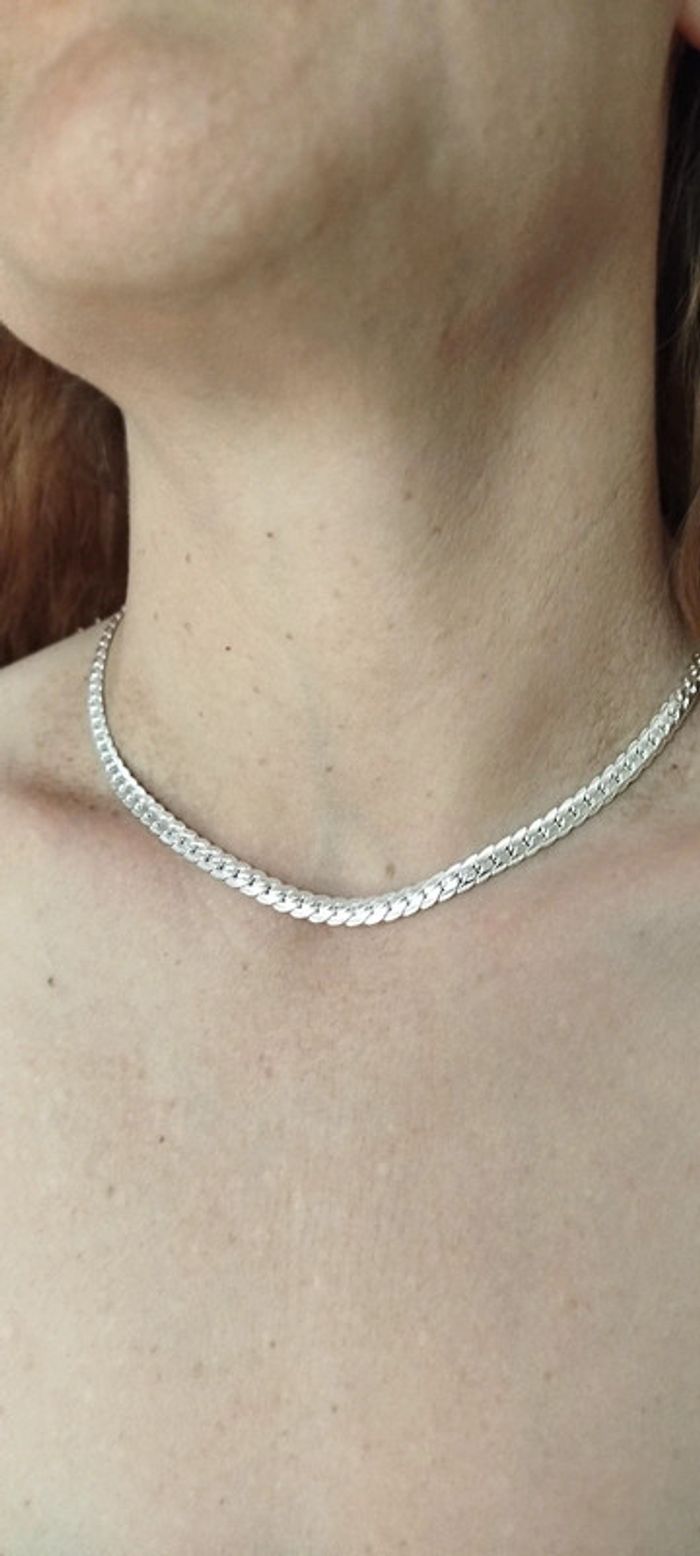 Élégance pure – Somptueux collier en Argent 925 Sterling - photo numéro 4