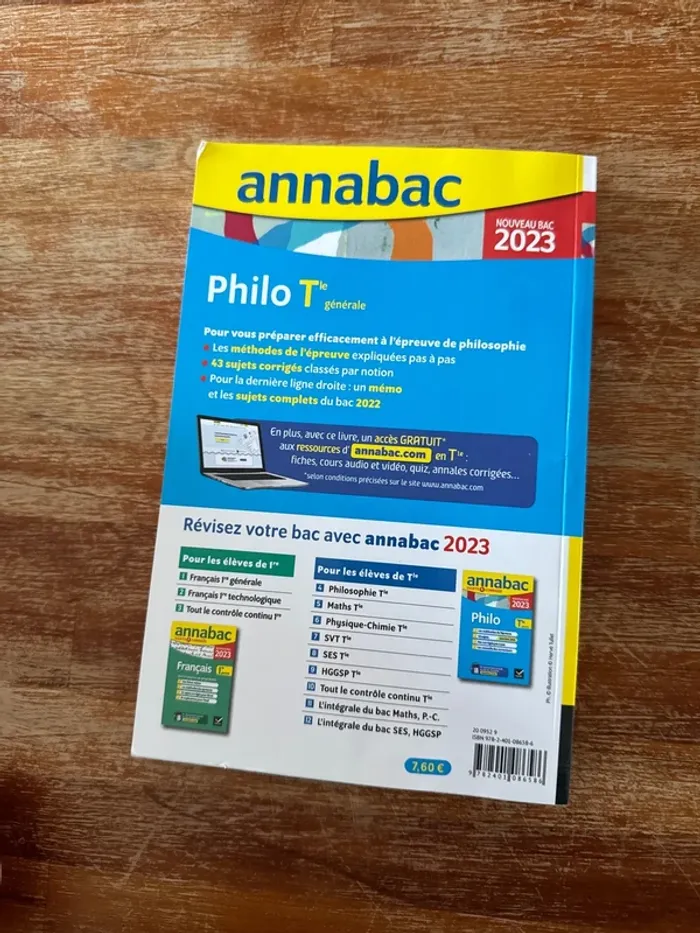 Livre, Annabac 2023 philo - photo numéro 3