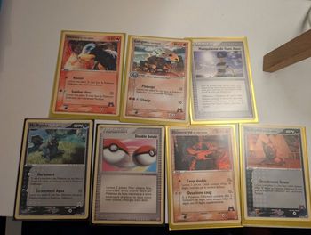 Lot cartes Pokémon anciennes NM