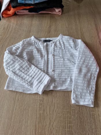 Boléro blanc pailletté 6 ans