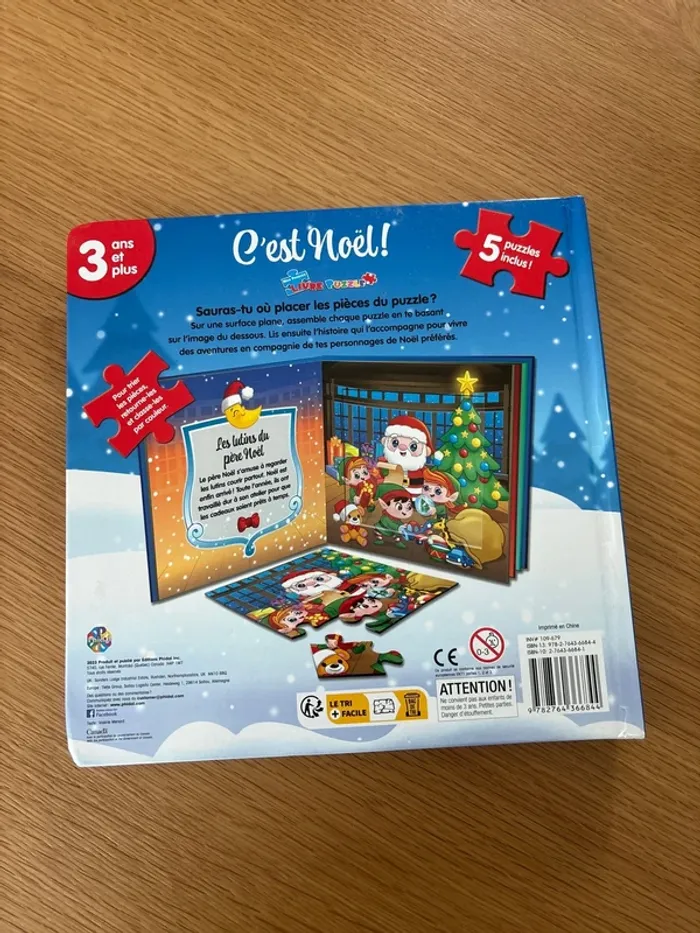 Livre puzzle de Noël - photo numéro 2