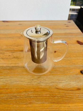 Théière en verre